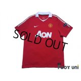 Manchester United 2010-2011 Home Shirt #14 Chicharito Respect Patch/Badge