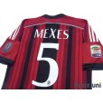 Photo4: AC Milan 2014-2015 Home Shirt #5 Mexes Serie A Tim Patch/Badge