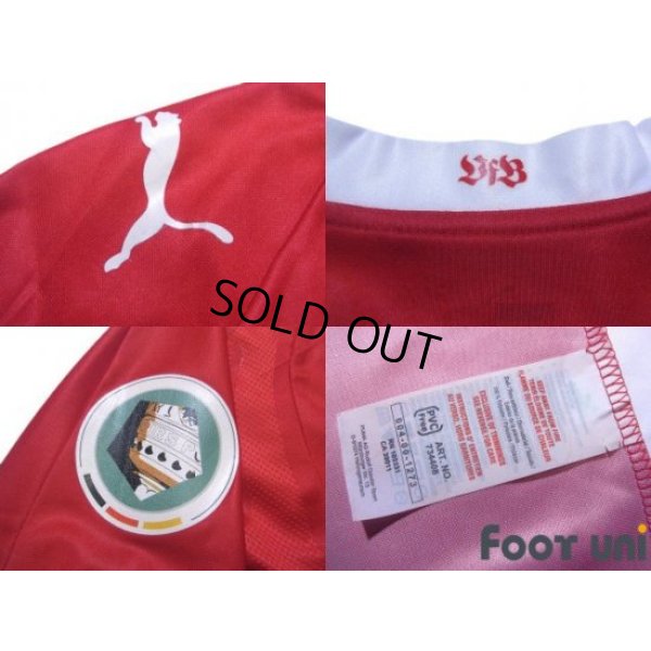 Photo8: VfB Stuttgart 2007-2008 Away Long Sleeve Shirt #33 Mario Gomez