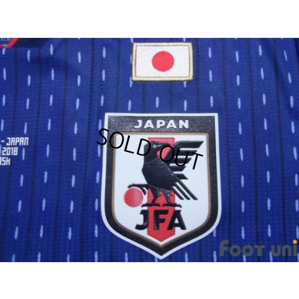 Photo6: Japan 2018 Home Authentic Shirt #14 Takashi Inui FIFA World Cup Russia 2018 Patch/Badge