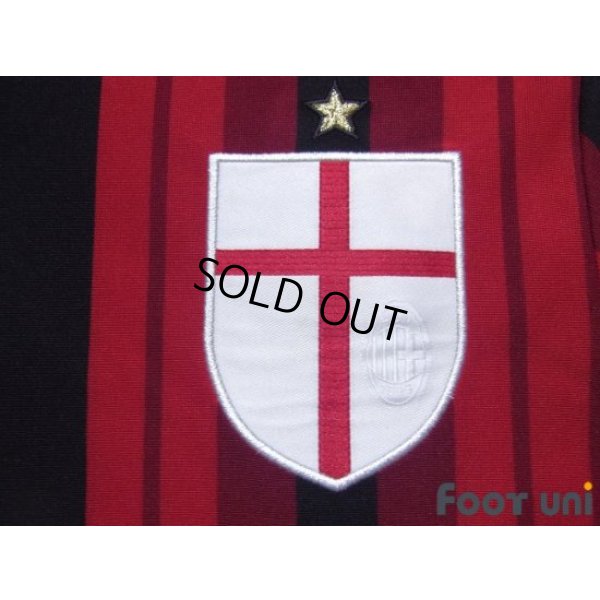 Photo6: AC Milan 2014-2015 Home Shirt #5 Mexes Serie A Tim Patch/Badge