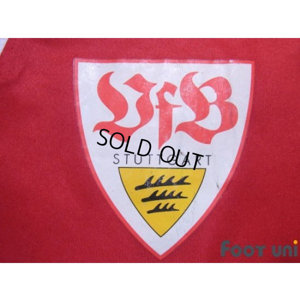 Photo6: VfB Stuttgart 2007-2008 Away Long Sleeve Shirt #33 Mario Gomez