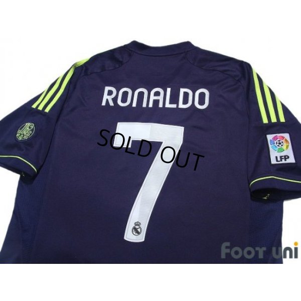 Photo4: Real Madrid 2012-2013 Away Shirt #7 Ronaldo 110 Anos Patch/Badge LFP Patch/Badge