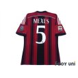 Photo2: AC Milan 2014-2015 Home Shirt #5 Mexes Serie A Tim Patch/Badge (2)