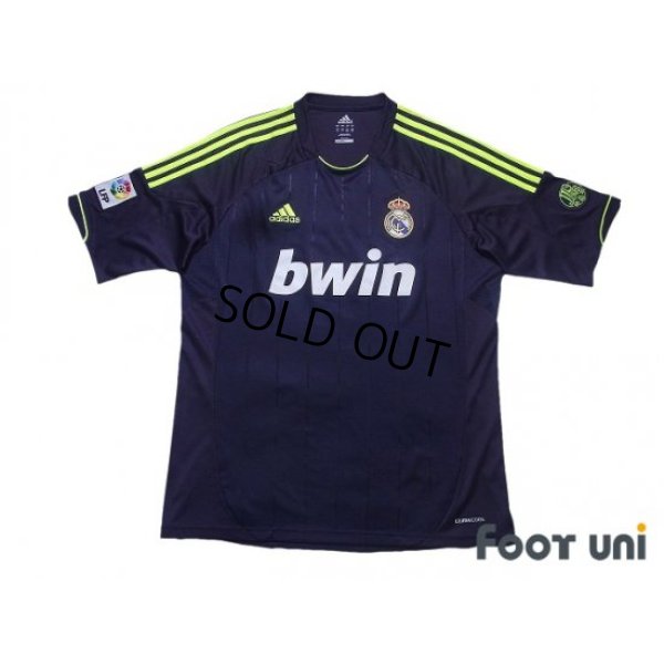 Photo1: Real Madrid 2012-2013 Away Shirt #7 Ronaldo 110 Anos Patch/Badge LFP Patch/Badge