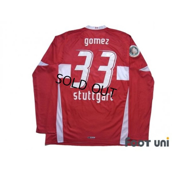 Photo2: VfB Stuttgart 2007-2008 Away Long Sleeve Shirt #33 Mario Gomez