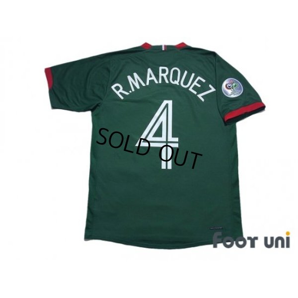 Photo2: Mexico 2006 Home Shirt #4 Rafael Marquez FIFA World Cup 2006 Germany Patch/Badge