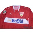 Photo3: VfB Stuttgart 2007-2008 Away Long Sleeve Shirt #33 Mario Gomez