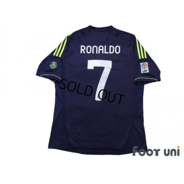 Photo2: Real Madrid 2012-2013 Away Shirt #7 Ronaldo 110 Anos Patch/Badge LFP Patch/Badge