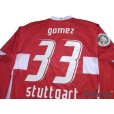 Photo4: VfB Stuttgart 2007-2008 Away Long Sleeve Shirt #33 Mario Gomez