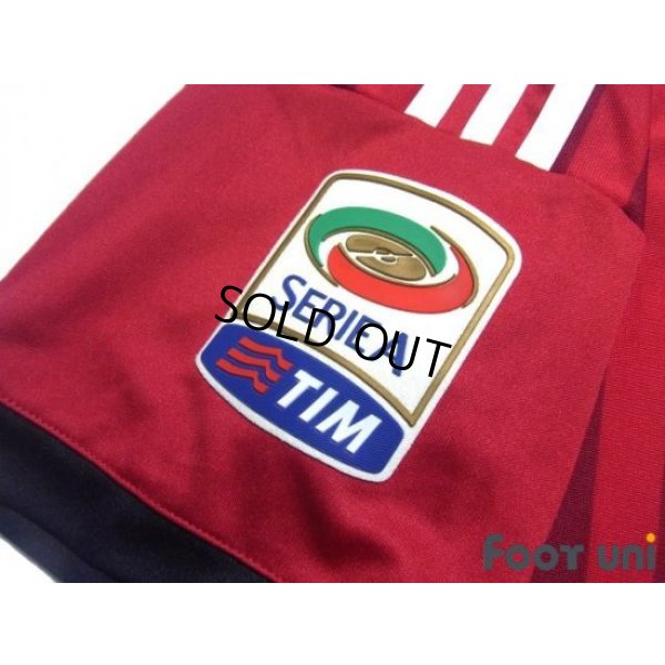 Photo7: AC Milan 2014-2015 Home Shirt #5 Mexes Serie A Tim Patch/Badge