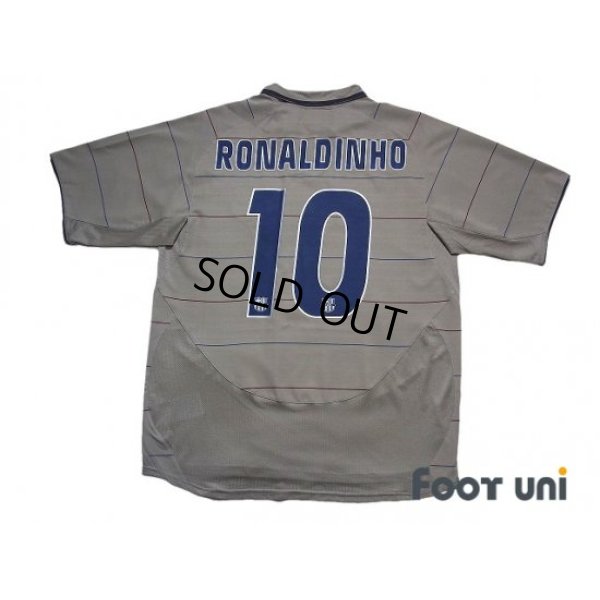 Photo2: FC Barcelona 2003-2005 Away Shirt #10 Ronaldinho