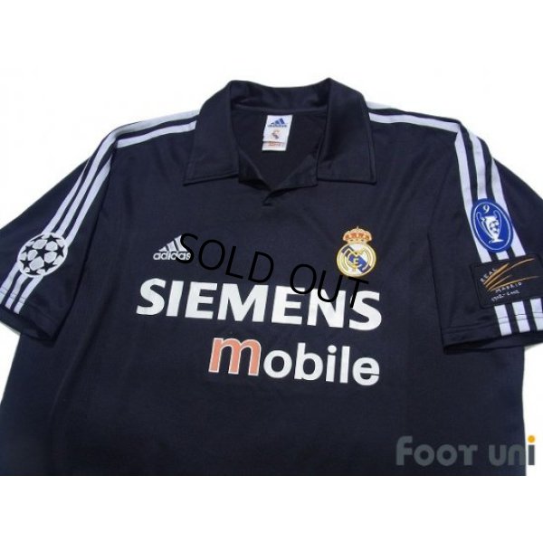 Photo3: Real Madrid 2002-2003 Away Shirt Centenario Patch/Badge