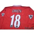 Photo4: Liverpool 1996-1998 Home Long Sleeve Shirt #18 Owen The F.A. Premier League Patch/Badge