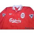Photo3: Liverpool 1996-1998 Home Long Sleeve Shirt #18 Owen The F.A. Premier League Patch/Badge