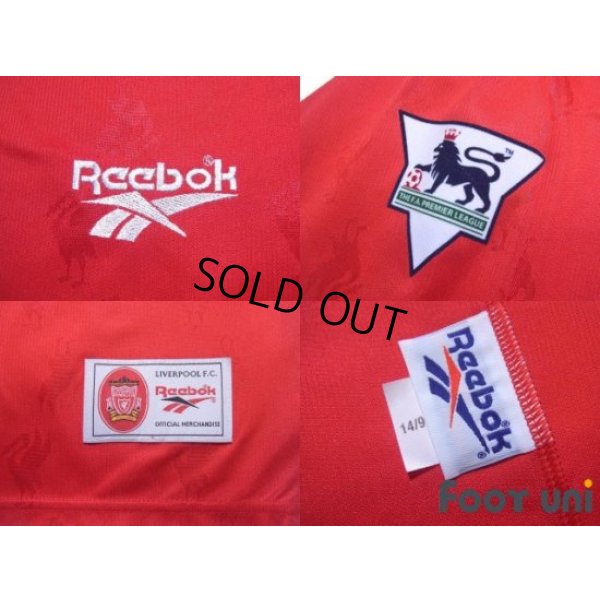 Photo8: Liverpool 1996-1998 Home Long Sleeve Shirt #18 Owen The F.A. Premier League Patch/Badge