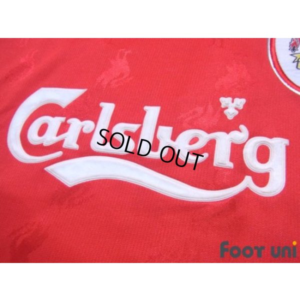 Photo7: Liverpool 1996-1998 Home Long Sleeve Shirt #18 Owen The F.A. Premier League Patch/Badge