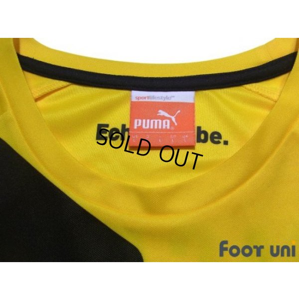 Photo5: Borussia Dortmund 2014-2015 Home Long Sleeve Shirt #7 Shinji Kagawa Bundesliga Patch/Badge