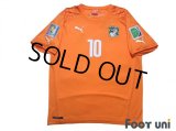 Cote d'Ivoire 2014 Home Shirt #10 Gervinho FIFA World Cup 2014 Brazil Patch/Badge w/tags