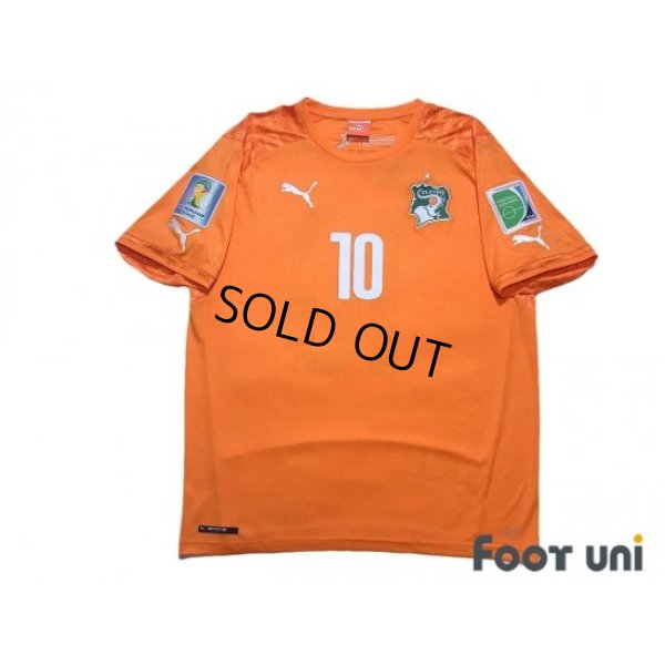 Photo1: Cote d'Ivoire 2014 Home Shirt #10 Gervinho FIFA World Cup 2014 Brazil Patch/Badge w/tags