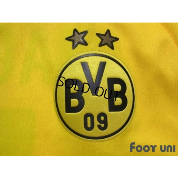 Photo6: Borussia Dortmund 2014-2015 Home Long Sleeve Shirt #7 Shinji Kagawa Bundesliga Patch/Badge