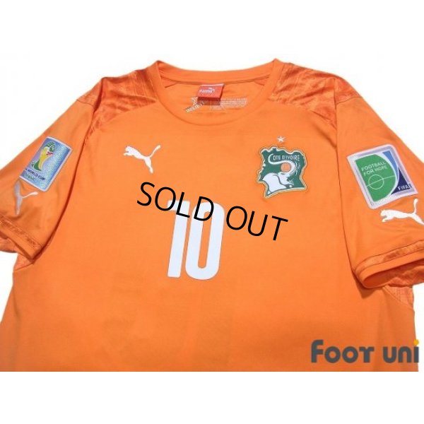 Photo3: Cote d'Ivoire 2014 Home Shirt #10 Gervinho FIFA World Cup 2014 Brazil Patch/Badge w/tags