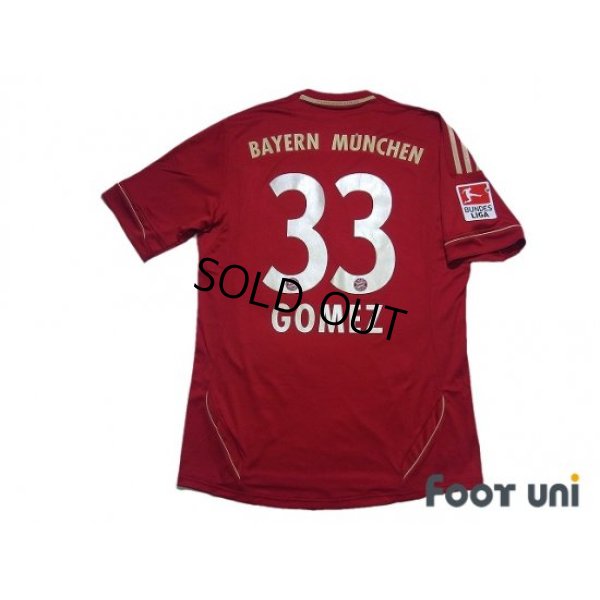 Photo2: Bayern Munchen 2011-2013 Home Shirt #33 Mario Gomez w/tags