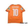 Photo2: Cote d'Ivoire 2014 Home Shirt #10 Gervinho FIFA World Cup 2014 Brazil Patch/Badge w/tags (2)