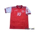 Photo1: Denmark Euro 1996 Home Shirt #10 Michael Laudrup (1)