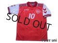 Denmark Euro 1996 Home Shirt #10 Michael Laudrup