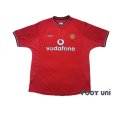 Photo1: Manchester United 2000-2002 Home Shirt #7 Beckham (1)