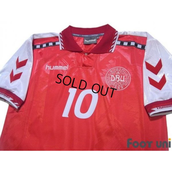 Photo3: Denmark Euro 1996 Home Shirt #10 Michael Laudrup