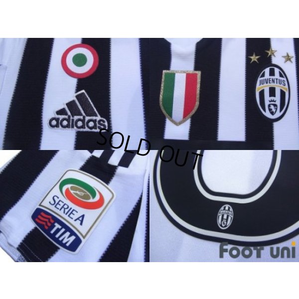 Photo6: Juventus 2015-2016 Home Shirts and shorts Set #8 Marchisio Scudetto Patch/Badge