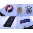 Photo6: Germany Euro 2016 Home Shirts and shorts Set #19 Mario Gotze UEFA Euro 2016 Patch/Badge