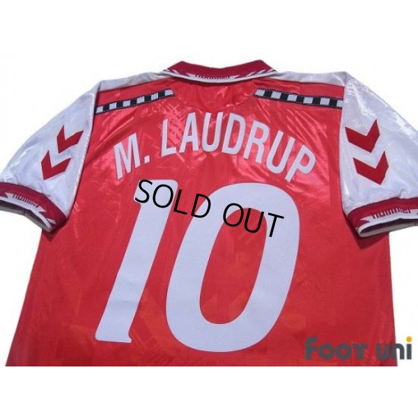 Photo4: Denmark Euro 1996 Home Shirt #10 Michael Laudrup