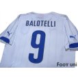 Photo4: Italy 2014 Away Shirt #9 Mario Balotelli w/tags