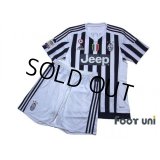 Juventus 2015-2016 Home Shirts and shorts Set #8 Marchisio Scudetto Patch/Badge