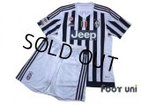 Juventus 2015-2016 Home Shirts and shorts Set #8 Marchisio Scudetto Patch/Badge