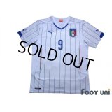 Italy 2014 Away Shirt #9 Mario Balotelli w/tags