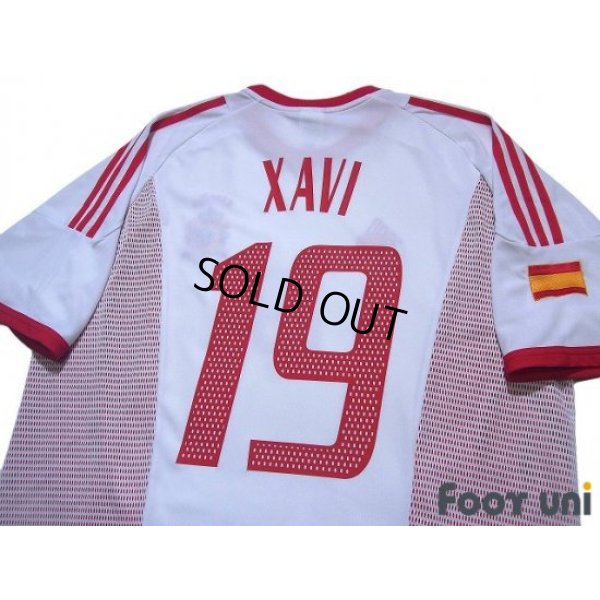 Photo4: Spain 2002 Away Shirt #19 Xavi Hernandez