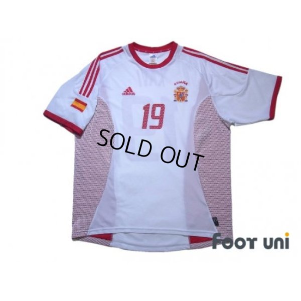 Photo1: Spain 2002 Away Shirt #19 Xavi Hernandez