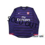 Arsenal 2012-2013 Away Authentic Long Sleeve Shirt