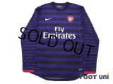 Arsenal 2012-2013 Away Authentic Long Sleeve Shirt