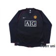 Photo1: Manchester United 2007-2008 Away Long Sleeve Shirt (1)