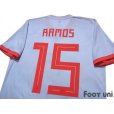 Photo4: Spain 2018 Away Shirt #15 Sergio Ramos