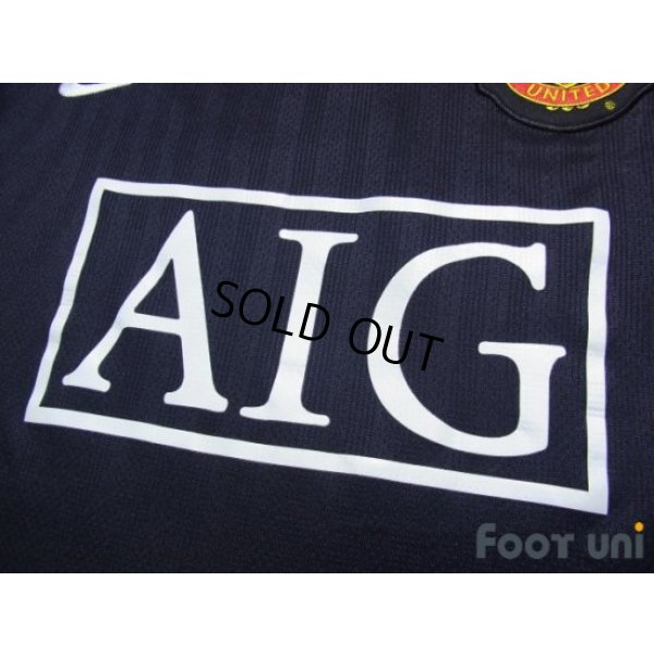 Photo6: Manchester United 2007-2008 Away Long Sleeve Shirt