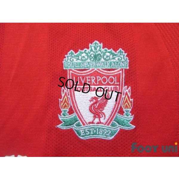 Photo6: Liverpool 2008-2010 Home Long Sleeve Shirt #8 Gerrard BARCLAYS PREMIER LEAGUE Patch/Badge