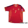 Photo1: Spain 2002 Home Shirt #7 Raul 2002 FIFA World Cup Korea Japan Patch/Badge (1)