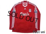 Liverpool 2008-2010 Home Long Sleeve Shirt #8 Gerrard BARCLAYS PREMIER LEAGUE Patch/Badge