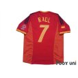 Photo2: Spain 2002 Home Shirt #7 Raul 2002 FIFA World Cup Korea Japan Patch/Badge (2)